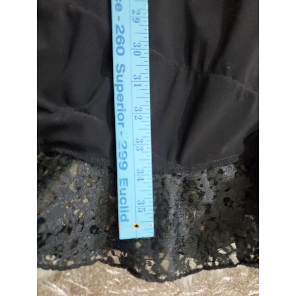 Pat Dahnke Size 18? Black Elastic Waist Animal Print Ruffles Long Maxi Skirt - Picture 8 of 9